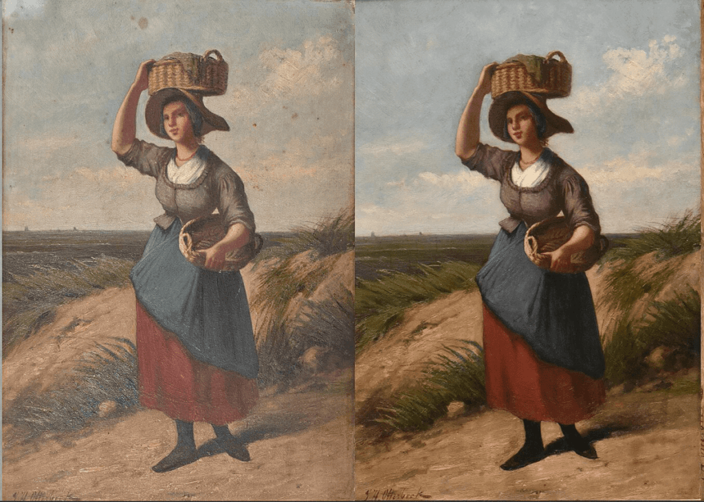 Otterbeek - restauratie schilderij